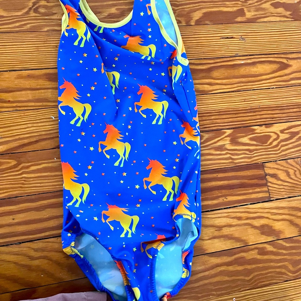 Iconic Leos Ombré Unicorn Gymnastics Leotard Girls CL